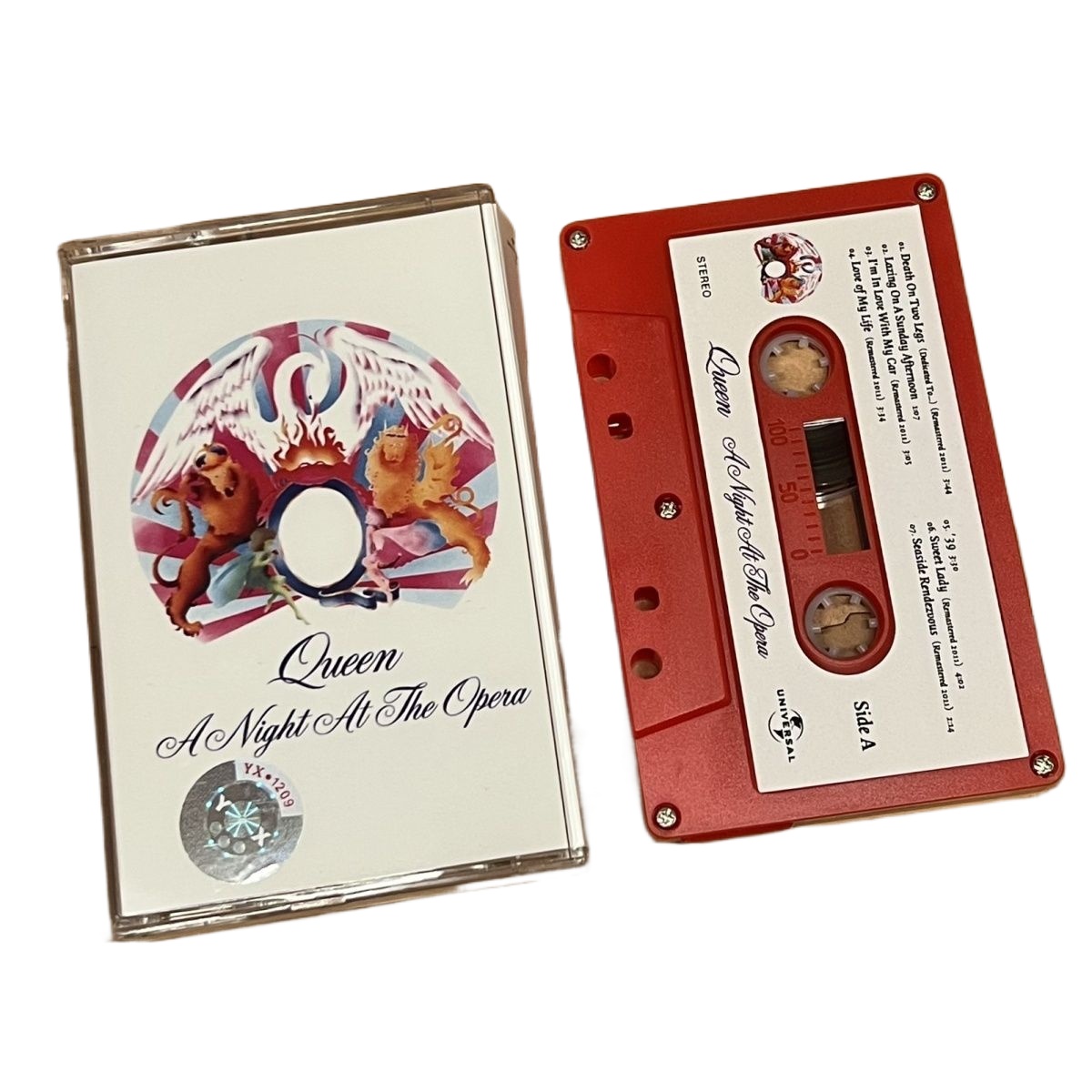 Vintage And Collectible - Red Cassette Tape Classic Rock Music