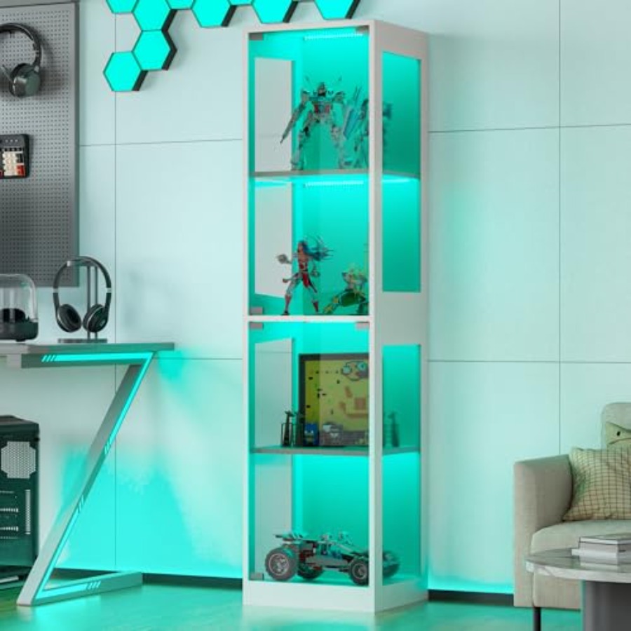 Glass display cabinet with RGB - огляд і ціна Collectible Collection