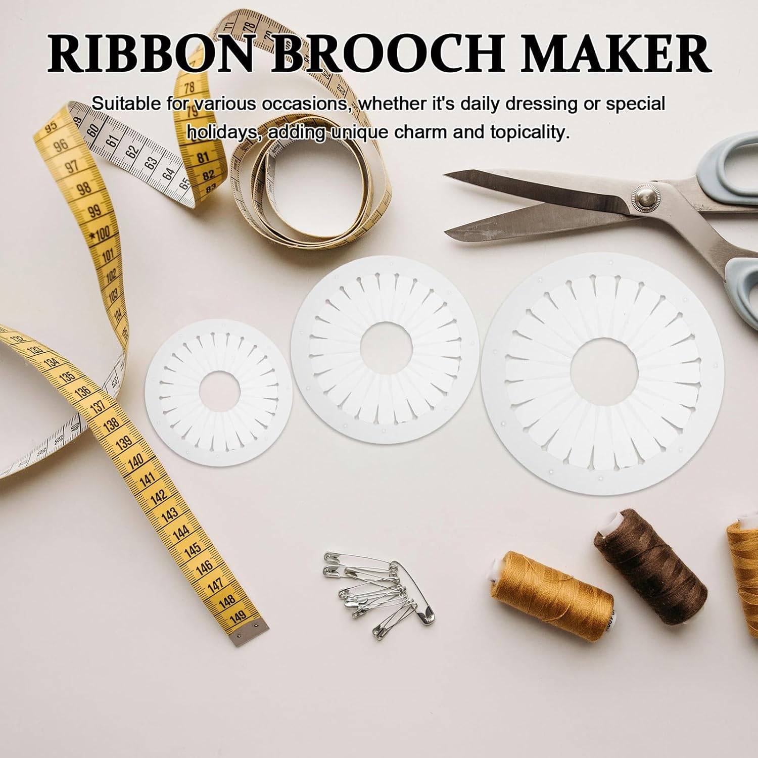 9cm 12cm 15cm Rosette Maker DI - огляд і ціна Typewriter Ribbon Roll