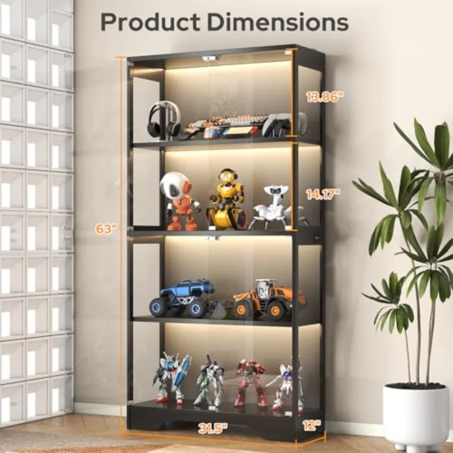 Display Cabinet with Glass Doo - огляд і ціна Collectible Collection