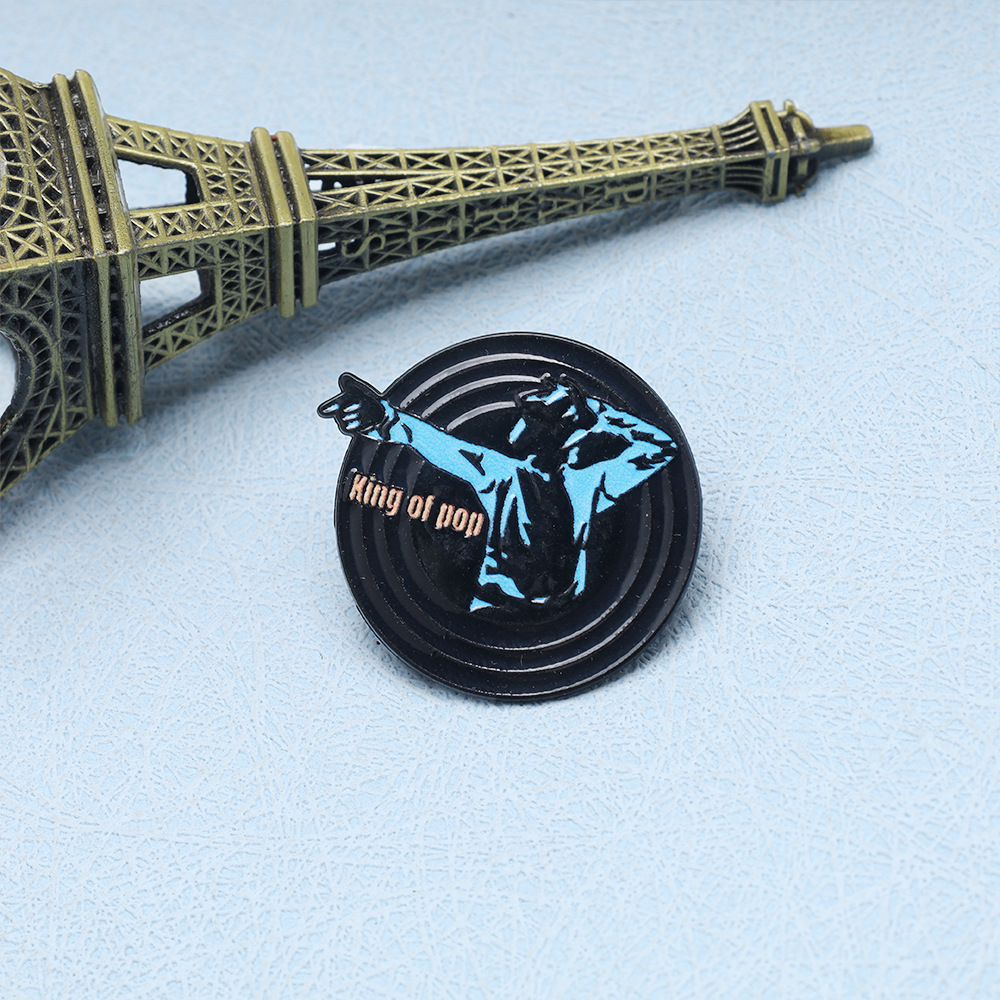 3Pcs/set Vintage King of Pop M - огляд і ціна Collectible Vintage Brooches