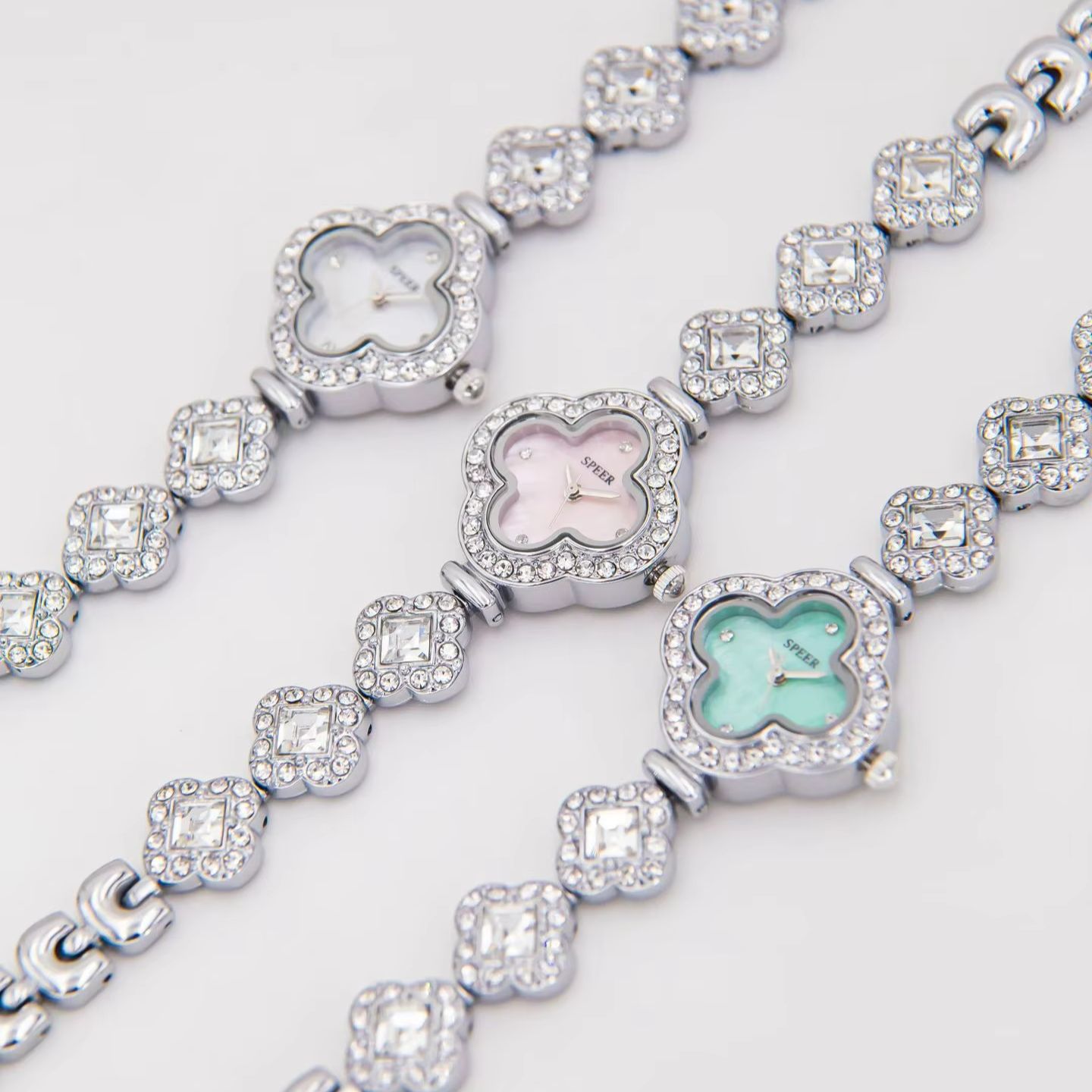 Four‑Leaf Clover Full Diamond  - огляд і ціна Vintage Watch Crystal