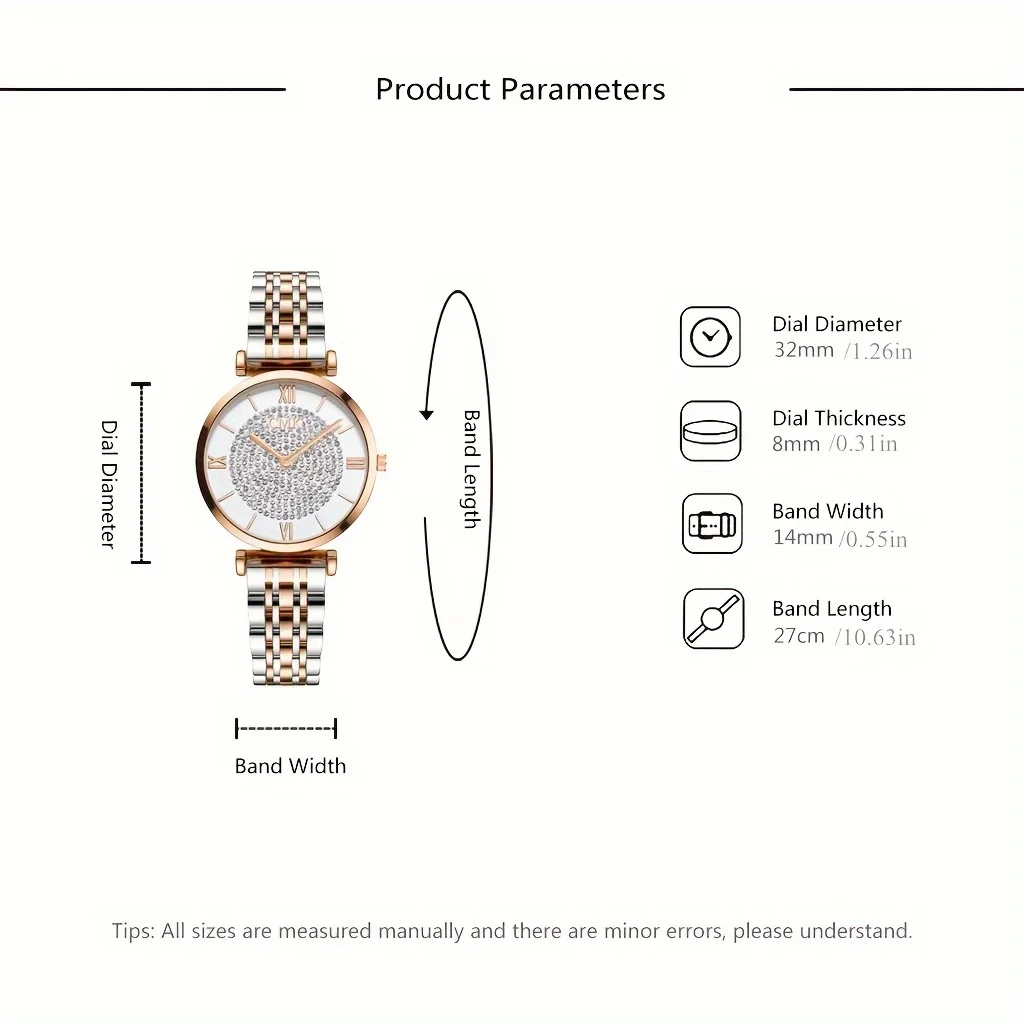 Luxurious Vintage Roman Numera - огляд і ціна Vintage Watch Crystal