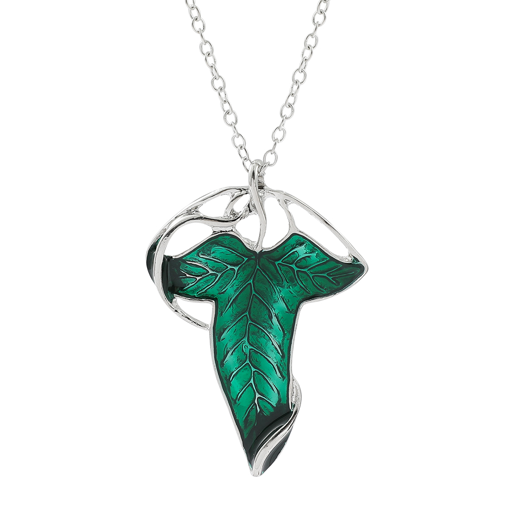 Vintage Green Leaf Pendant Nec - огляд і ціна Vintage Item